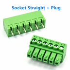 5Pair 15EDG KF2EDG 2.54mm 3.5mm 3.81mm 5.08mm PCB Screw Terminal Block 2-12Pin Male Plug Female Socket Pin Header Wire Connector