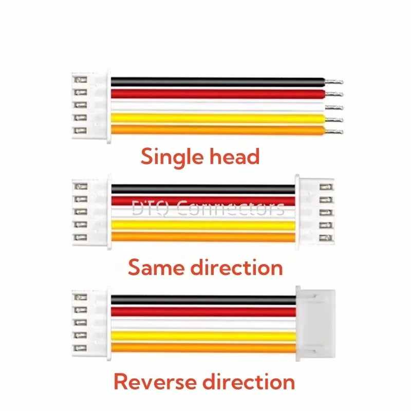 10PCS 2/3/4/5/6~12Pin Pitch Male Female Plug Socket JST XH2.54 XH 2.54mm 10cm/15cm/20cm Wire Length 26AWG Wire Cable Connector