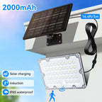 Super Bright 184 LED Solar Light Outdoor Motion Sensor Solar Wall Light IP65 Waterproof 3 Working Modes Solar Floodlight