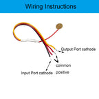 MINI Touch Sensor Switch 3.7-24V 2.5A, Dual Mode Touch Control, for LED Light/Water Level, 4mm Plastic/Glass Panel