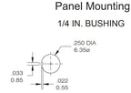 SH T80-T Series Flat Handle 6.35mm Panel Mount Mini Toggle Switch For RC Model Remote Controlller