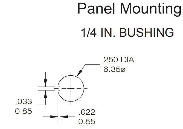 SH T80-T Series Flat Handle 6.35mm Panel Mount Mini Toggle Switch For RC Model Remote Controlller