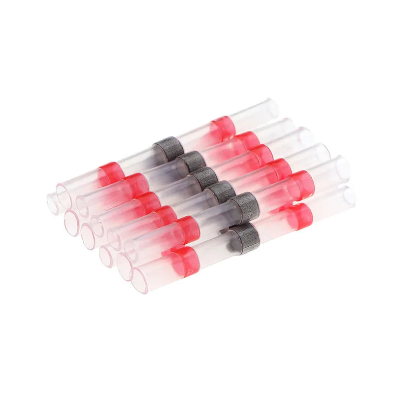100-1000pcs Heat Shrink Solder Seal Wire Connectors Kit Waterproof Butt Electrical Terminals Insulated Shrinkage Sleeve Splice