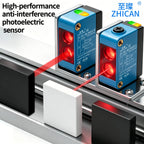 ZHICAN ZC3E Background Suppression Laser Photoelectric Sensor Adjustable Distance Diffuse Reflective Detection Switch