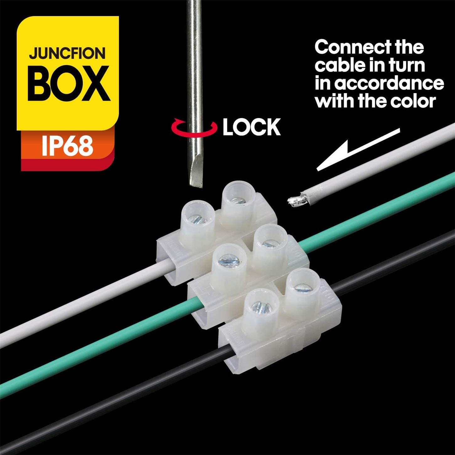 2Way IP68 Underwater Waterproof 2/3Way 4-11mm M20 Power Cord Line Wire External LED Pool Lamp Outdoor Light Cable Junction Box