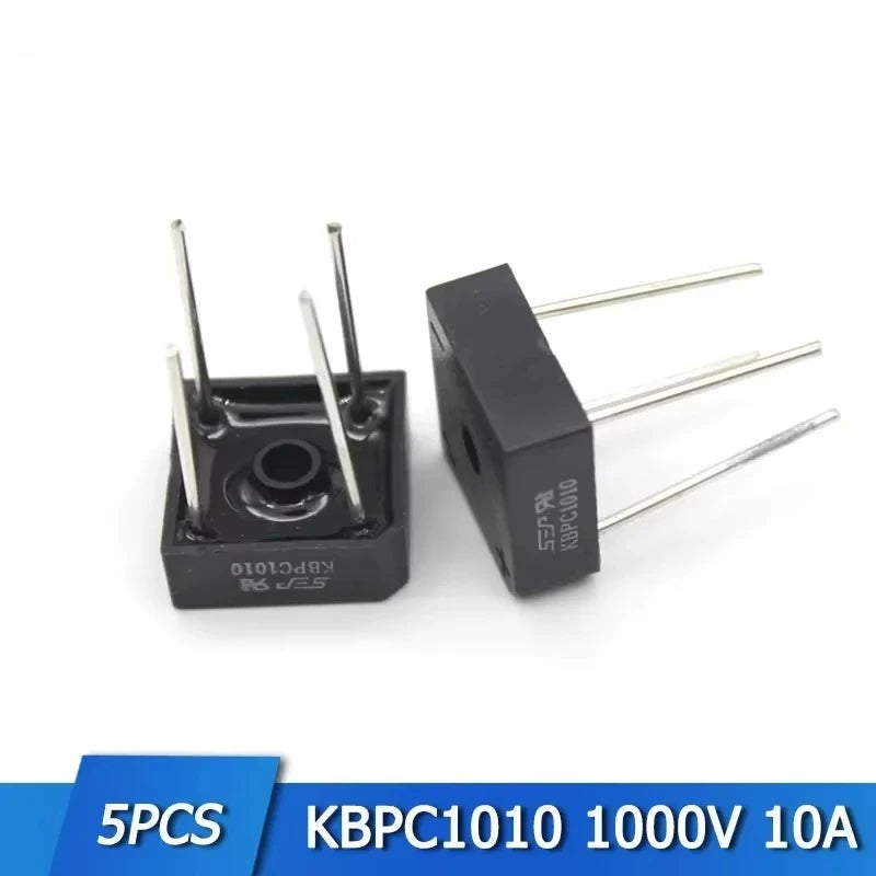 5PCS Diode Bridge Rectifier KBPC2510 KBPC3510 KBPC1510 KBPC5010 KBPC1010 GBJ1510 GBJ2510 GBJ3510 GBU1510 GBU3510 Rectifier Diode