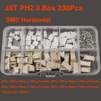 19 Type JST Box SH1.0/MX1.25/PH2.0/XH2.54/VH3.96/SM2.54/SYP Pitch Connector Terminal Kit  SMD/Straight/Right Angle Type DIY