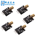KY-008 650nm Laser Sensor Module 6mm 5V 5mW Red Dot Diode Copper Head for Arduino