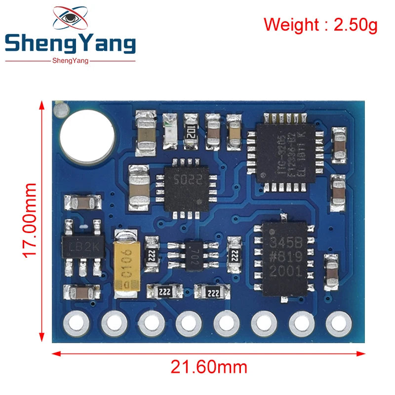TZT GY-85 BMP085 Sensors Modules (ITG3205 +ADXL345 + QMC5883L)