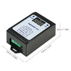 Relay Switch Controller DC 6~80V Voltage Detection Charging Discharge Monitor with Case Digital display DC voltage detection