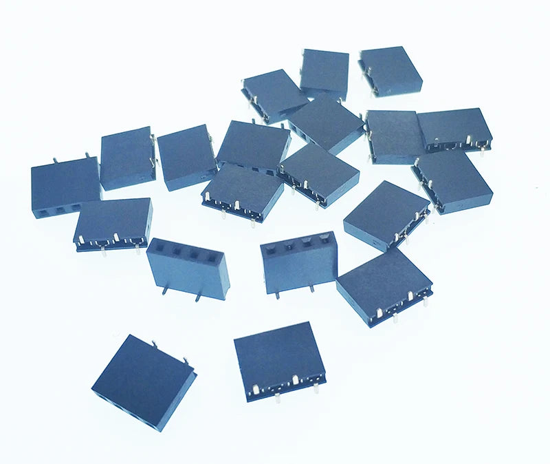 50pcs 2.54mm SMT Female Pin Header Socket Type 1/2 Single Row 2/3/4/5P 6P 7/8P 10P 20P~40p PH8.5 PH5 Short Profile PCB Connector