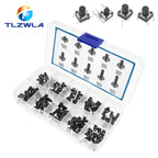 10 Models 6*6 Tact Switch Tactile Push Button Switch Kit Height: 4.3 5~13MM DIP 2P/4P Micro Switch 6x6 Key Switch