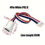 1/5PCS 2Pin 4Pin USB Type C Connector Jack Female With Card Buckle 3A High Current Charging Jack Port USB-C Charger Plug Socket
