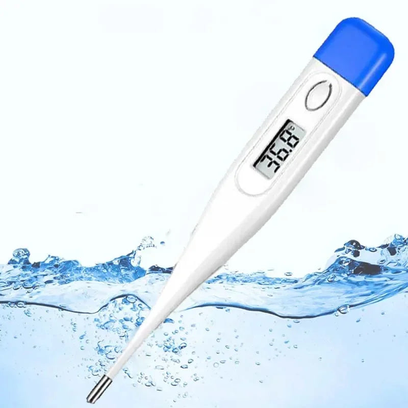 1-2P Thermometer for Fever Digital Basal Body Oral Armpit or Rectal Electronic LCD Display High-Precision Measurement Smart Heat