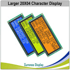 Surenoo Larger 204 20X4 2004 Character LCD Module Display Screen LCM Blue Yellow Green FSTN White LED Backlight English Japanese