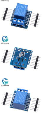 One Channel Wemos D1 Mini Relay Shield Wemos D1 Mini Relay Module for ESP8266 Development Board 1 Channel