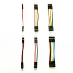 10pcs 5cm Breadboard Dupont Cable For Arduino Line 2.54mm Male Female Dupont Jumper Wire 26AWG Cable DIY Electronic Connector