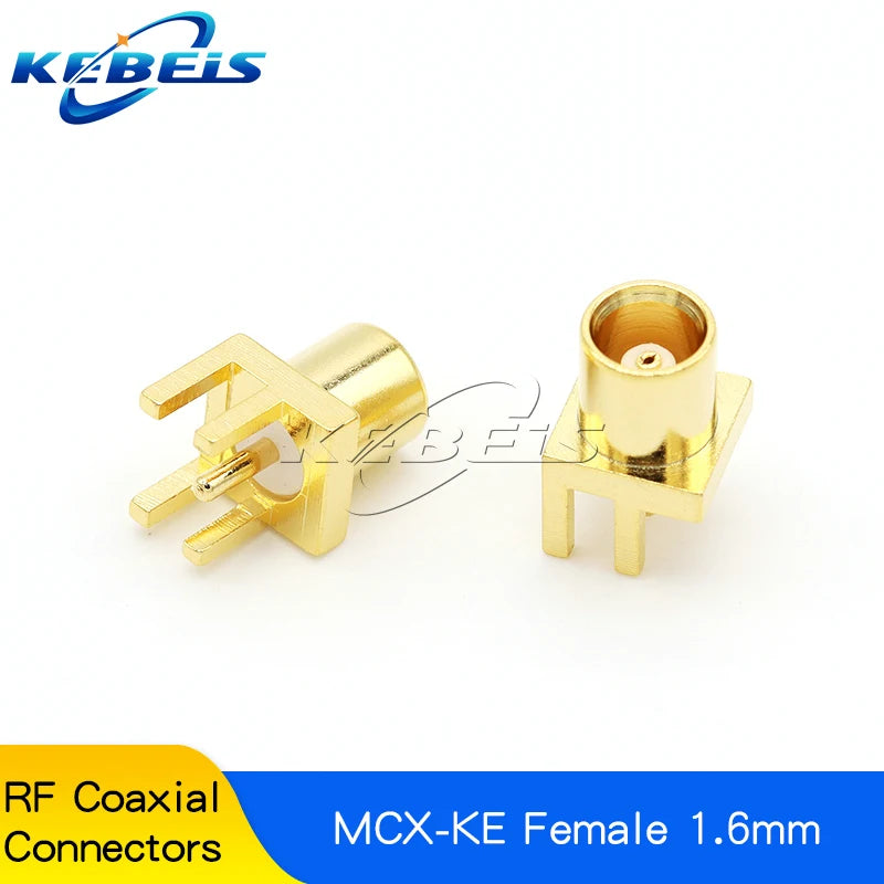 5PCS MCX-KE MCX-JE MCX-KWE MMCX-KE MMCX-JE MMCX-KWE MCX MMCX Male Female Socket PCB Board Socket Right Angle 90 Degree Connector