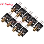 20Pcs/1pc KY-008 650nm Laser Sensor Module 6mm 5V 5mW Red Laser Dot Diode Copper Head for Arduino Transmitter TL Transducer