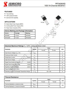 IRF540 IRF540NS IRF540NSTRPBF IRF540S TO-263 30A 100V 33A N-Channel Mosfet Transistor For Power Supply