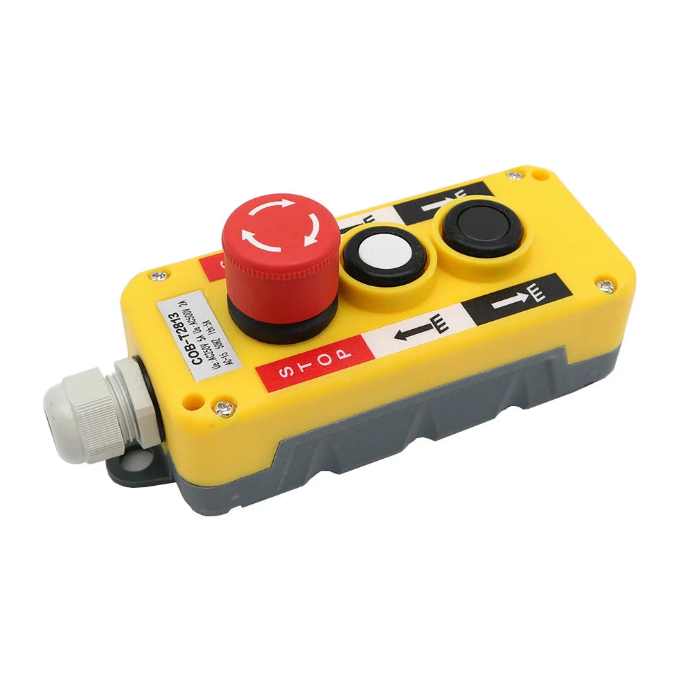 COP-T2813 Lifting Emergency Stop Button Switch Handle Industrial Remote Crane Loading and Unloading Elevator Handle