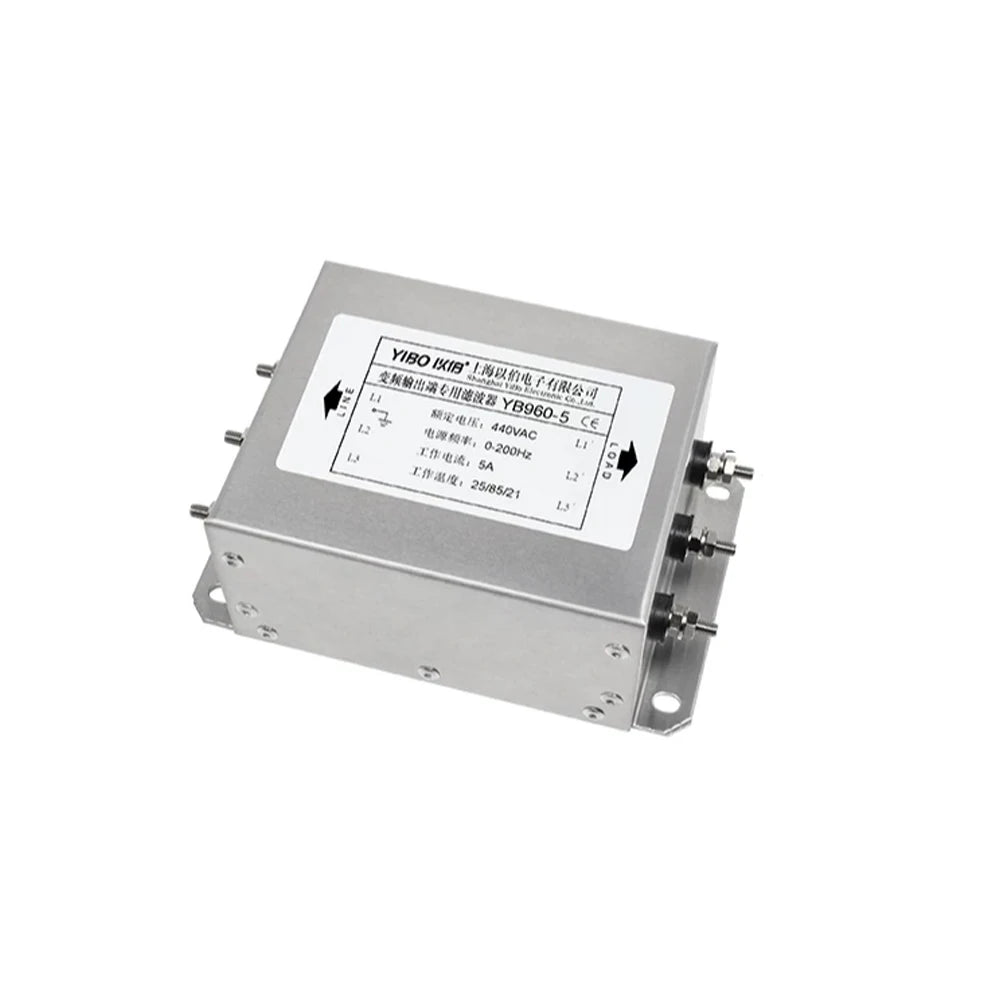 YIBO Industrial 3 Phase EMC Output Filter YB960 380V for VFD Inverter Servo Drive Motor EMI Noise Filter Anti Interference