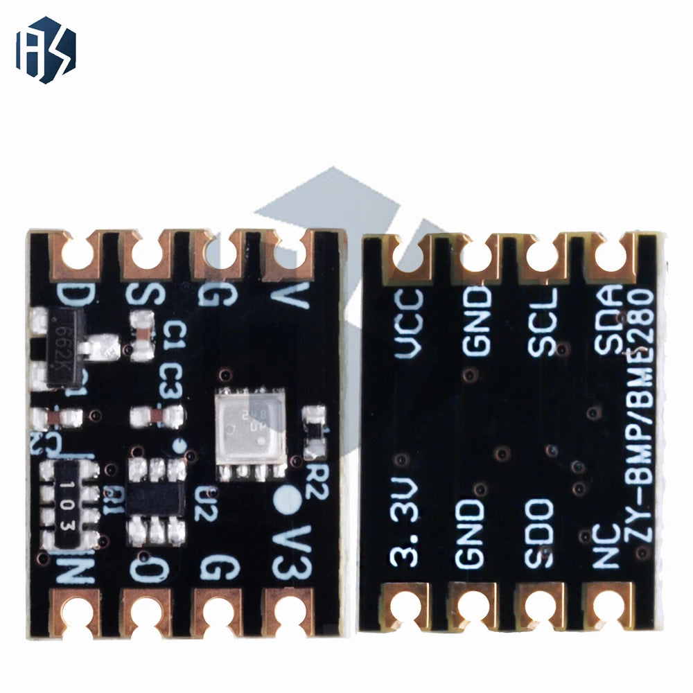 ZY BME280 & BMP280 Atmospheric Pressure Sensor Module - High-Precision Altimeter, for Arduino Compatible (Black PCB)