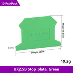 UK 2.5 Terminal Block UK2.5B Screw Connection Connect Strip 2.5B/3N/5N/6N/10N  2.5mm² Cable Electrical Din Rail Wire Connector