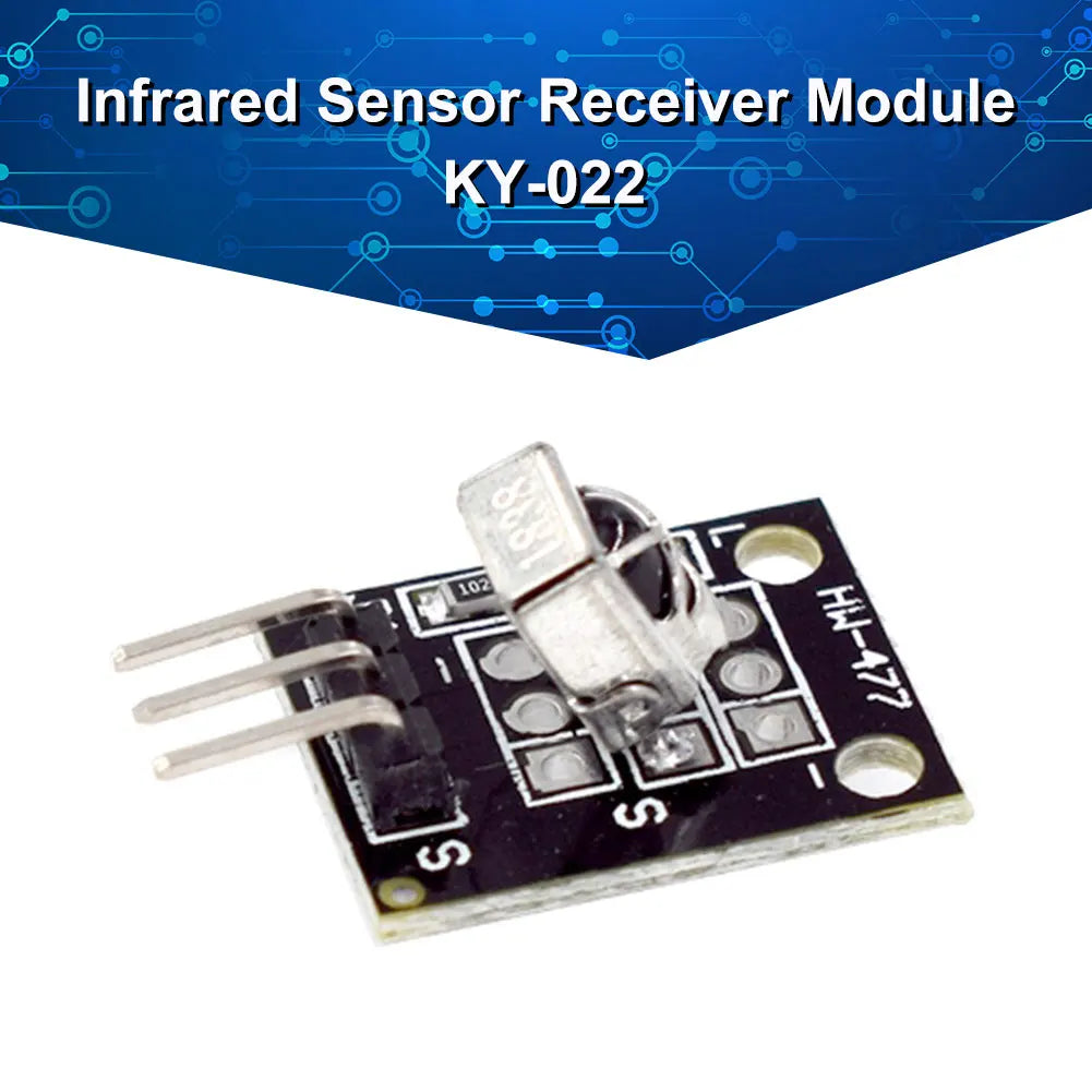 KY-022 IR Infrared Sensor Receiver Module 2.7-5.5V IR Remote Control Receiver Module 3Pin TL1838 VS1838B 1838