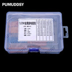 60Values 0.1R 100R 200R 1/2W 1W 2W 3W 1% Metal film resistors kit dip  300R 1K 2K 3K Resistor