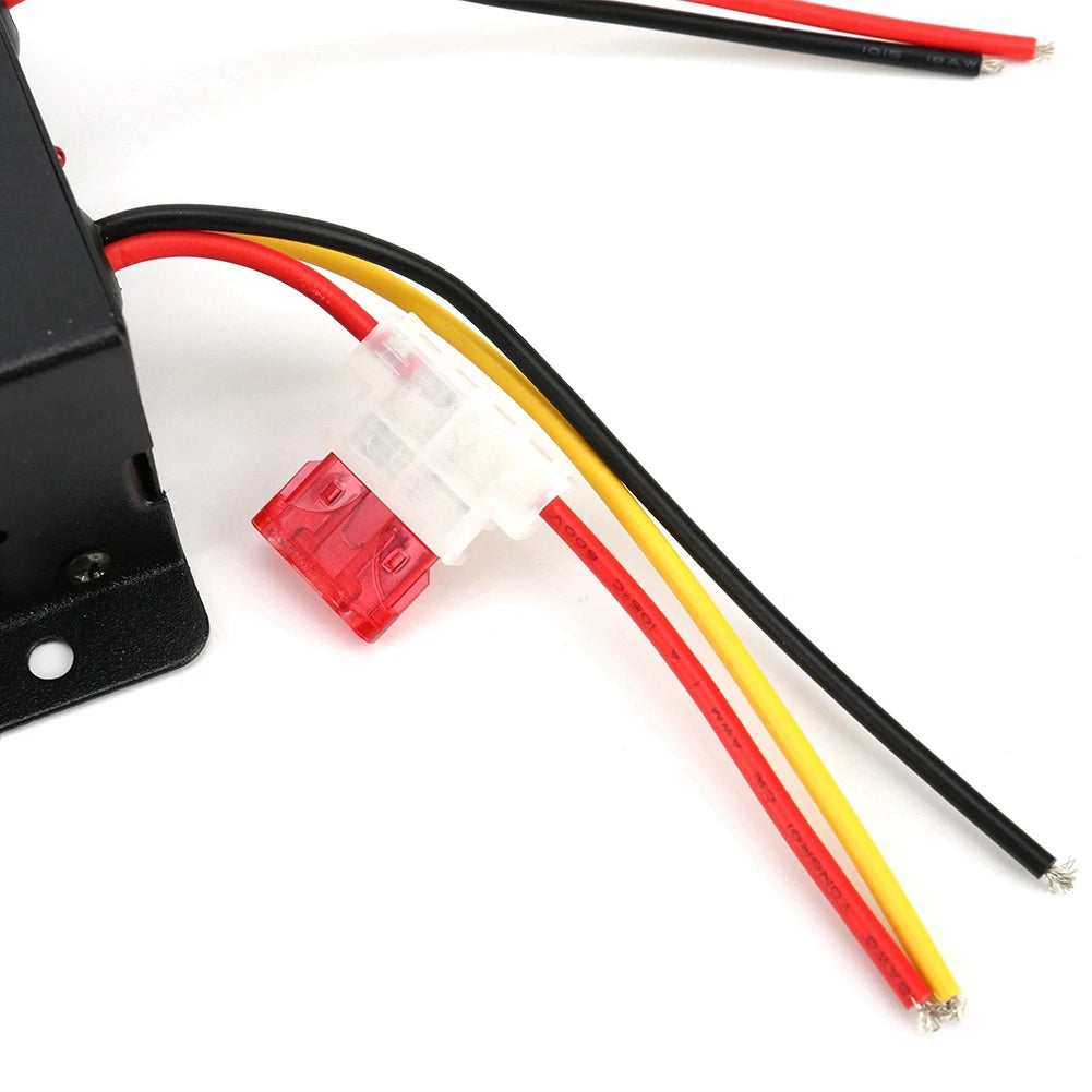 24V to 12V DC Converter 30A Car Power with Overload Protection High Efficiency for Truck Bus RV Step Down Inverter Power Supply