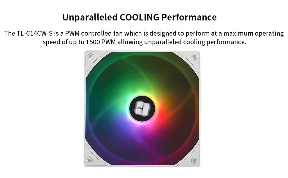 Thermalright 140mm Case Fan TL-C14/C14C/C14C-S/C14CW/C14CW-S CPU Cooling Fan ARGB 140mm Balance Fan Balance Performance Fan