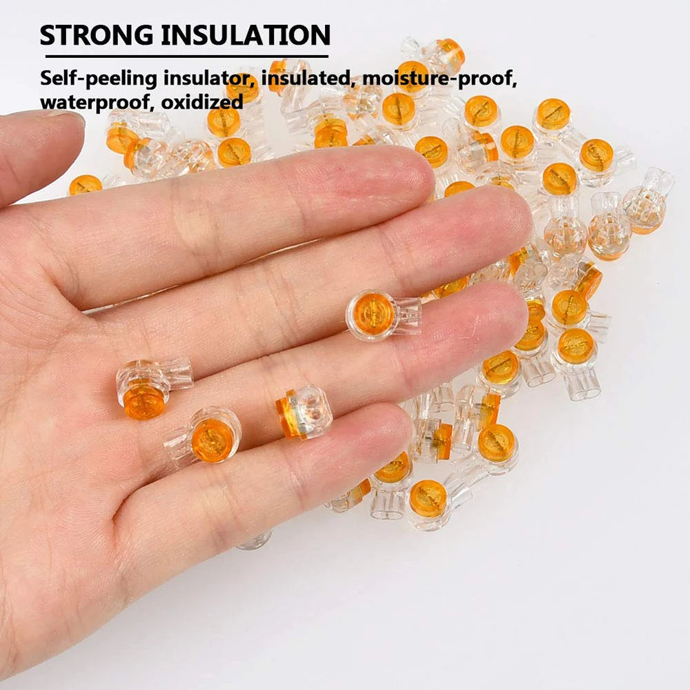 Hoolnx K1 K2 K3 Connector UY1 UY2 UR Wire Connector, Waterproof RJ45 RJ11 Telephone UY Splice Connector Network Cable Terminals