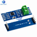 MAX485 RS485 Transceiver Module - 3.3V/5V TTL to EIA/TIA-485 Converter with Auto Direction Control