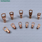 10/20/50pcs Copper Lug Ring Wire Connectors Bare Cable Electric Crimp Terminal SC4-4 SC6-6  SC10-6 SC10-8 SC16-6 SC25-8 SC25-10