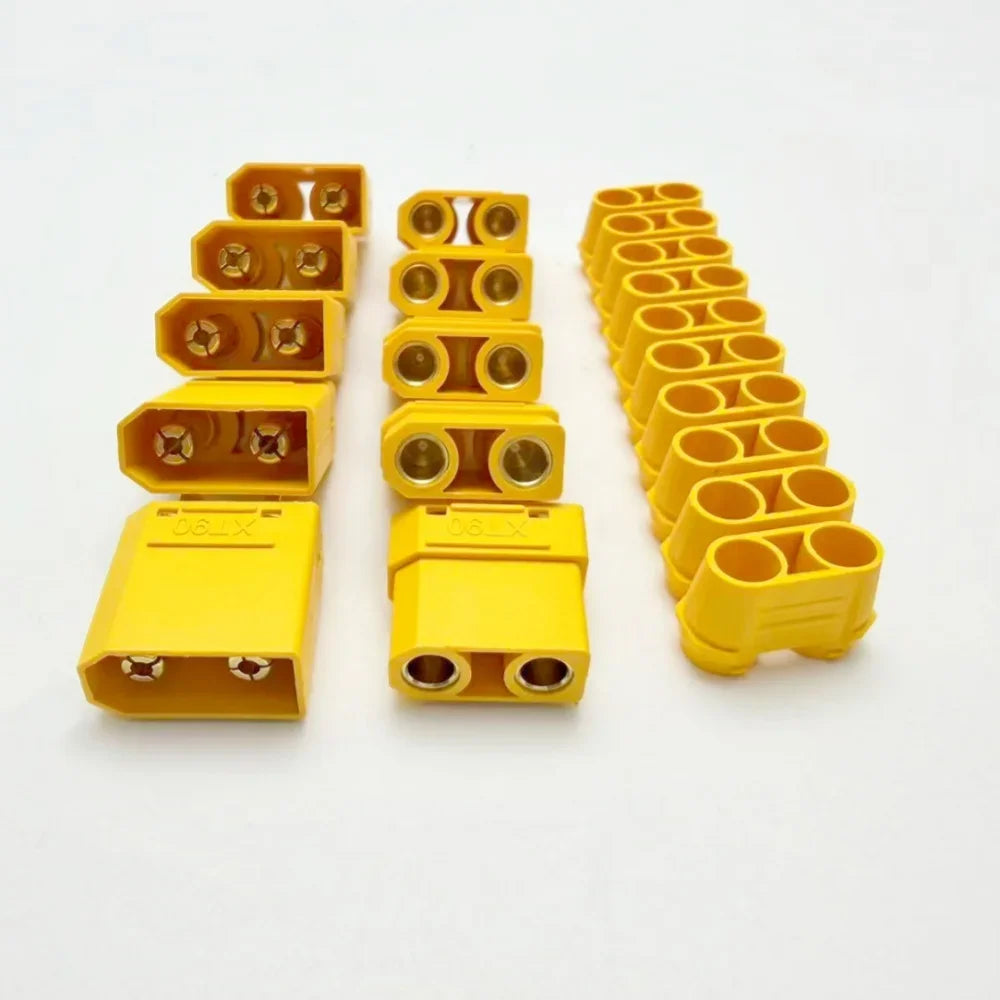 10pcs XT90 Connector XT90H Battery Connector XT-90 Male Female Bullet Connectors for RC Lipo Battery Motor DIY Parts