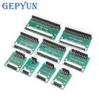 FPC FFC Adapter Board 0.5mm 1.0mm To 2.54mm Connector Straight Needle And Curved Pin 6 8 10 12 20 24 26 30 34 40 50 60 80 Pin