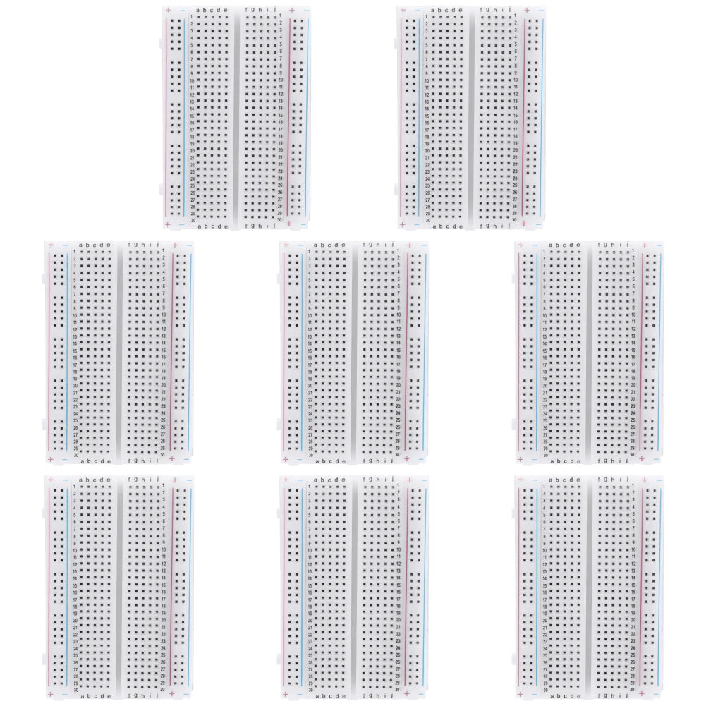 1-10PCS 400 Tie Points Solderless PCB Breadboard Spliceable Mini Test Protoboard Circuit Circuit Board Universal for Experiment