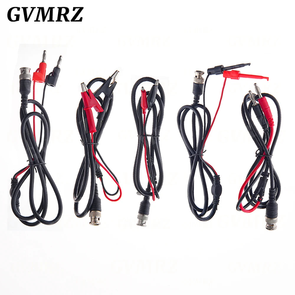 BNC Male Plug to 4mm Banana Stackable Plug Crocodile clip Lead Probe Q9 Testing Mult Cable Cord 50ohm RF Coaxial Tangerrf