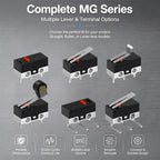 Mini Micro Limit Switch C NO NC 3 Pins PCB Terminals SPDT 1A 125V Roller Arc Lever Snap Action Push Micro Mouse Switches