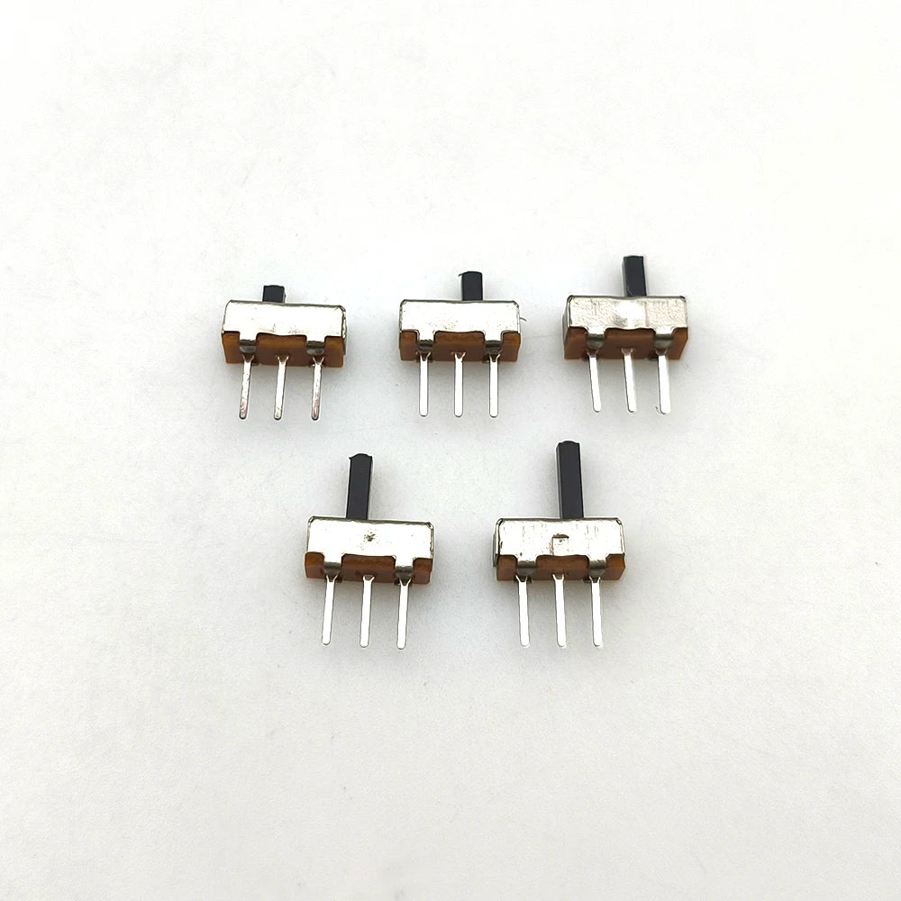 20Pcs SK12D07VG/SS12D00/SS12F15 Toggle Switch 3 Pin 1P2T PCB Slide Switch DIP ON-OFF Handle High:2mm/3mm/4mm/5mm/6mm