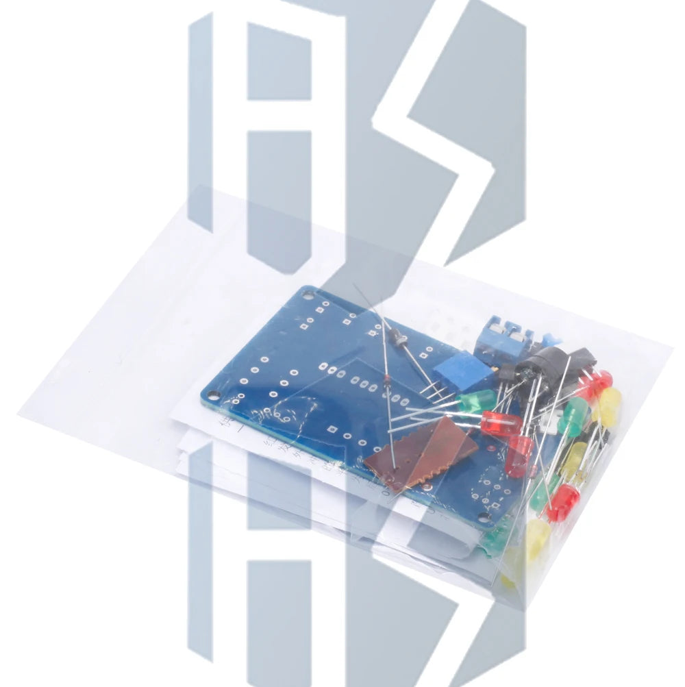 DC4.5-5V CD4060 SMT DIY Music LED Color Light Circuit Soldering Practice Module Bulk Soldering Learning Demo Kit