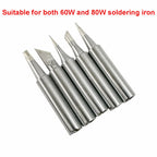 80W Digital Electric Soldering Iron Set Kit 220V 110V Temperature  Adjustable LCD Display Solder Welding Iron Tool Tips