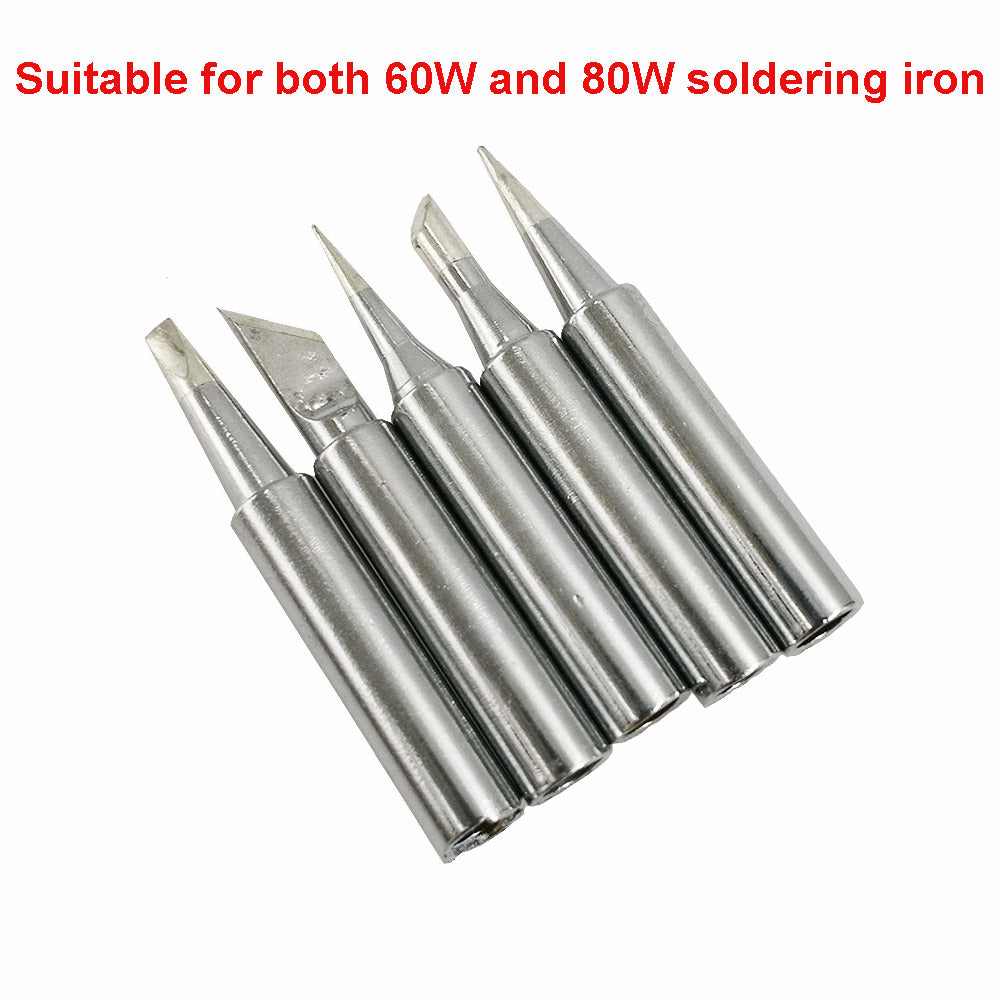 80W Digital Electric Soldering Iron Set Kit 220V 110V Temperature  Adjustable LCD Display Solder Welding Iron Tool Tips