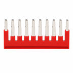 DIN Rail Terminal Blocks PTTB-2.5 Push-In Double Level 0.14-2.5mm2 Screwless Electrical Wire Connectors for Control Panel Wiring