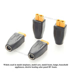 5Pcs XT60 to DC Adapter XT60 Female to DC 7.9mm x 0.9mm Female Connector for Portable Power Station Solar Generator