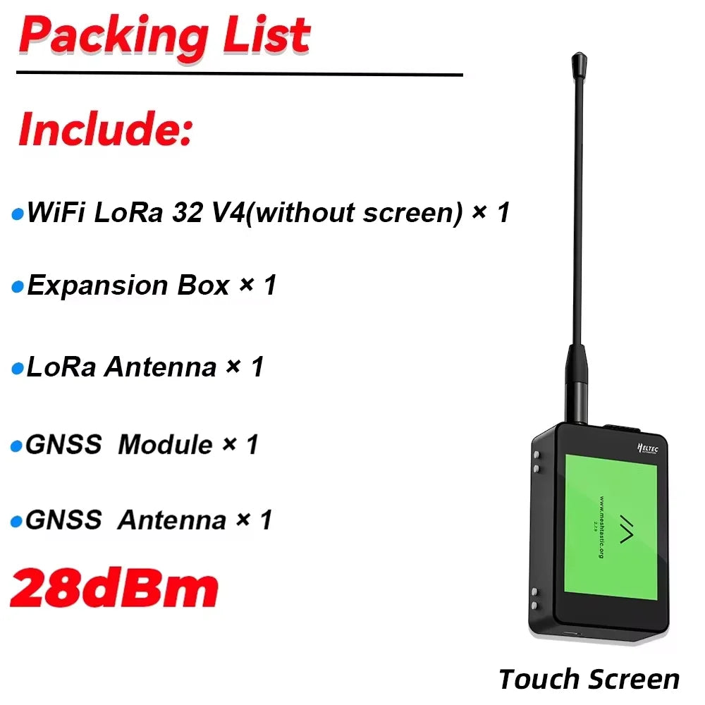 Heltec WiFi LoRa 32 Expansion Kit Heltec V4 ESP32S3 SX1262 928MHz GPS Module Tempered Glass/Touch Screen For Meshtastic LoRaWAN