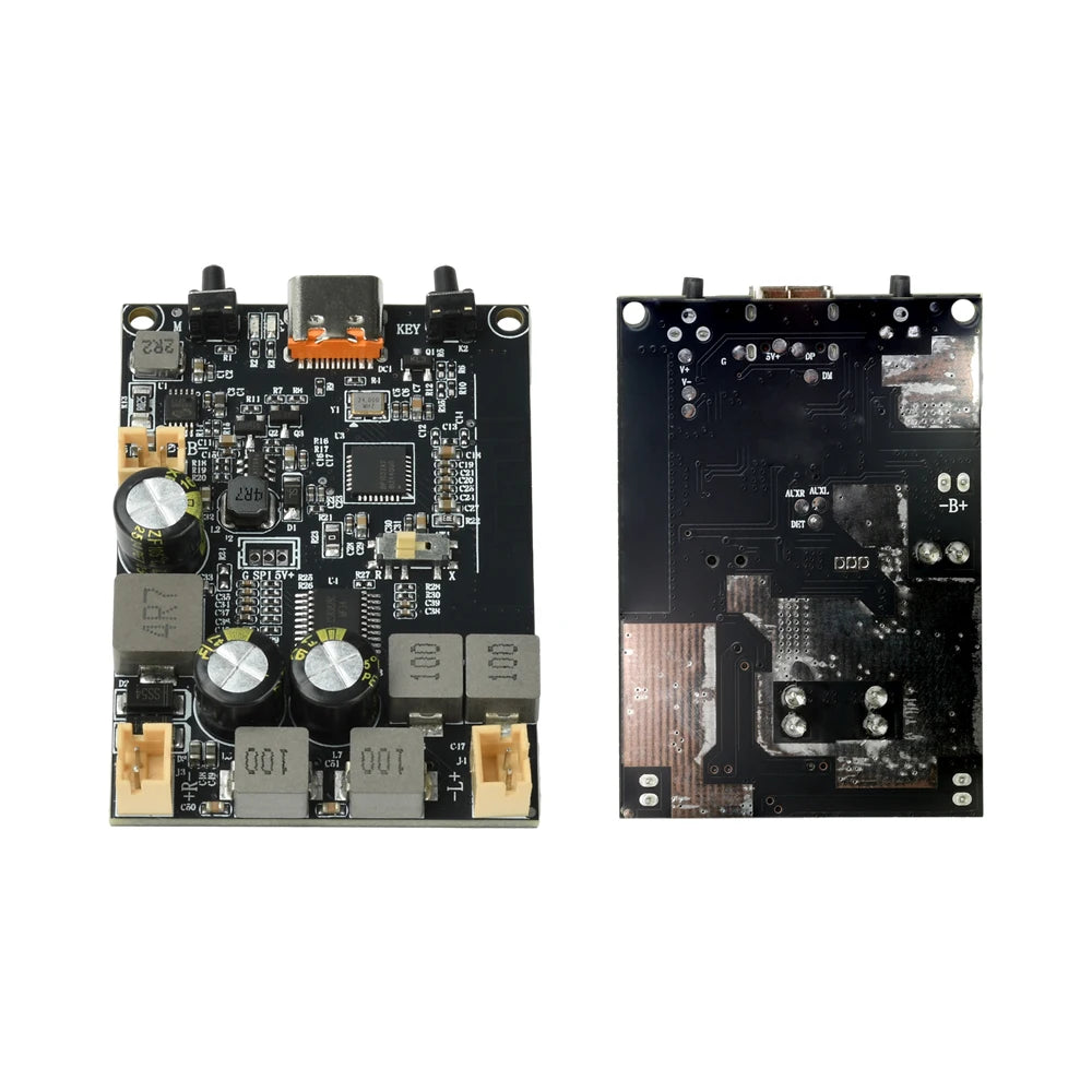 DC 5V TWS Digital Stereo Audio Bluetooth Amplifier Module 2X10W Dual Channel Bass Enhancement Algorithm Bluetooth Type C