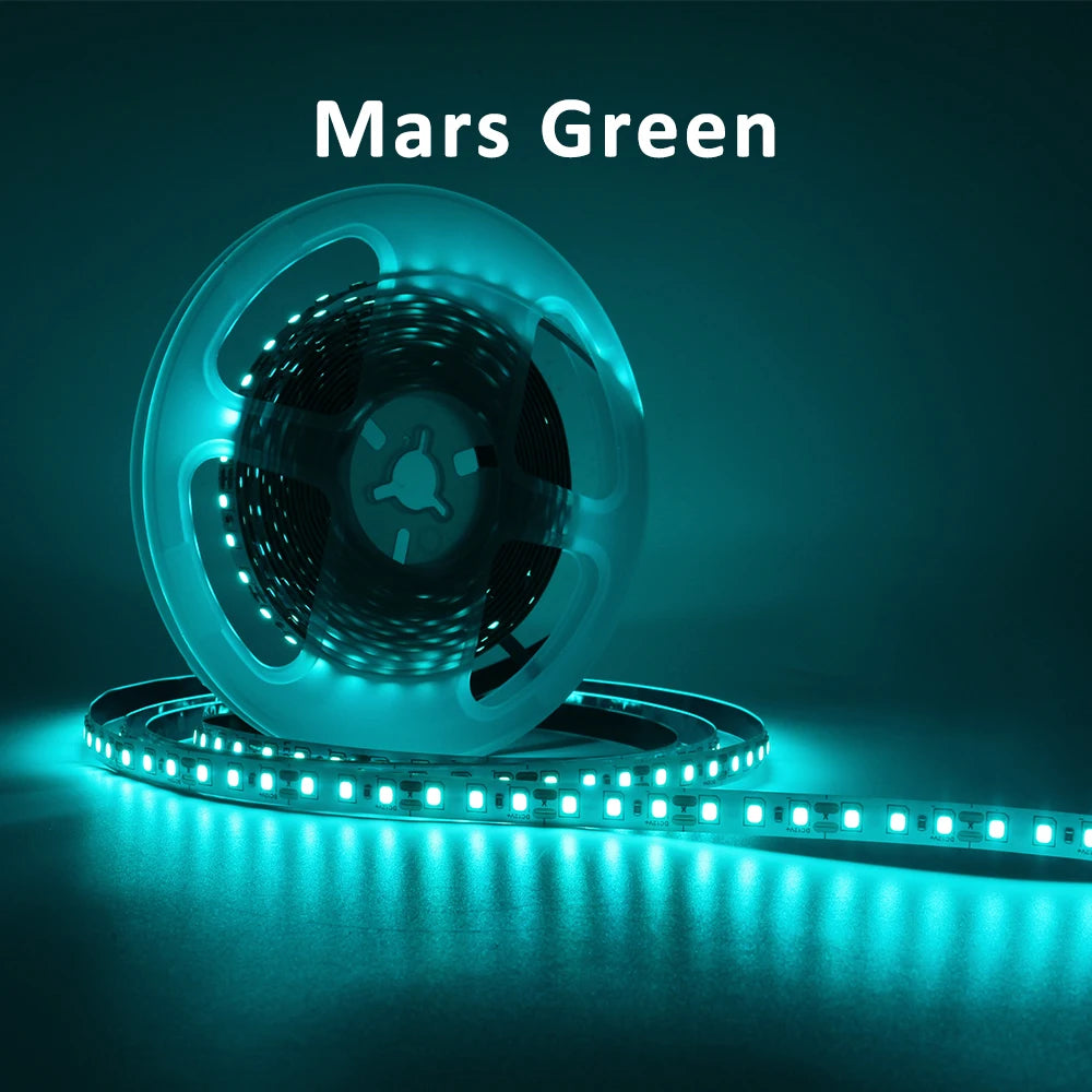 12V 2835 LED Strip Light 120LEDs/M Red Green Blue Yellow Warm WhiteTape Ribbon High Brightness 8mm Lamp For Room Decor Lighting