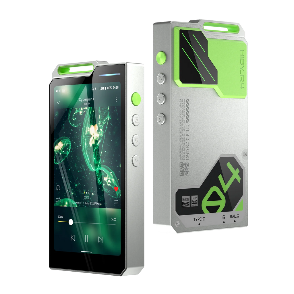 HiBy R4 MP3 HiFi Music Player Bluetooth WiFi DSD256 MQA 16x USB DAC Headphone AMP 11hr 4.7 ES9018Q2M 4 Snapdragon 665 Androind